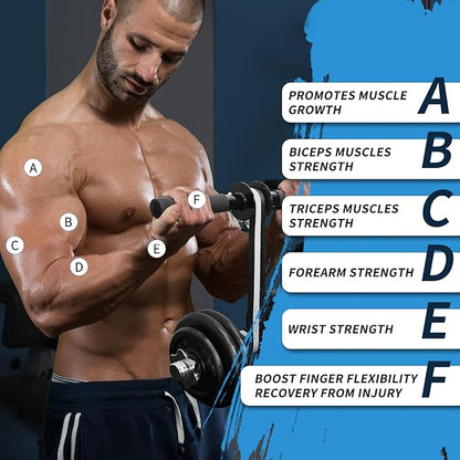 Wrist Roller Forearm Strengthener Exerciser: Forearm Blaster Forearm