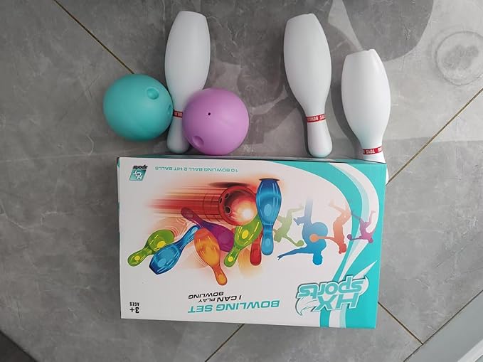 Bowling Set for Kids and Adults, Christmas Birthday Party Games, Kids Education Motor Skills Toys,Perfect Outdoor Toys