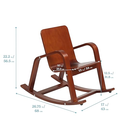 ECR4Kids Bentwood Rocking Chair