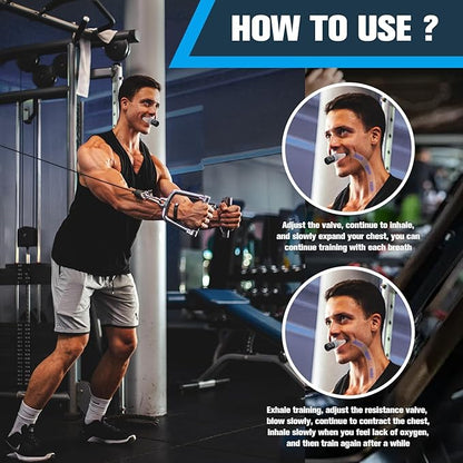Breathe Trainer,Muscle Trainer,Portable Adjustable Trainer for and Muscular