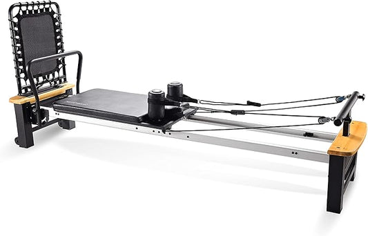 AeroPilates Pilates Reformer Workout Machine for Home Gym - Up to 300 lbs Weight Capacity