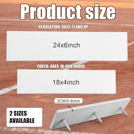 Poen Pitching Mound Pitcher's Plate 3 Detachable