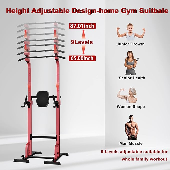 Holleyweb Multi-Function Power Tower Dip Station