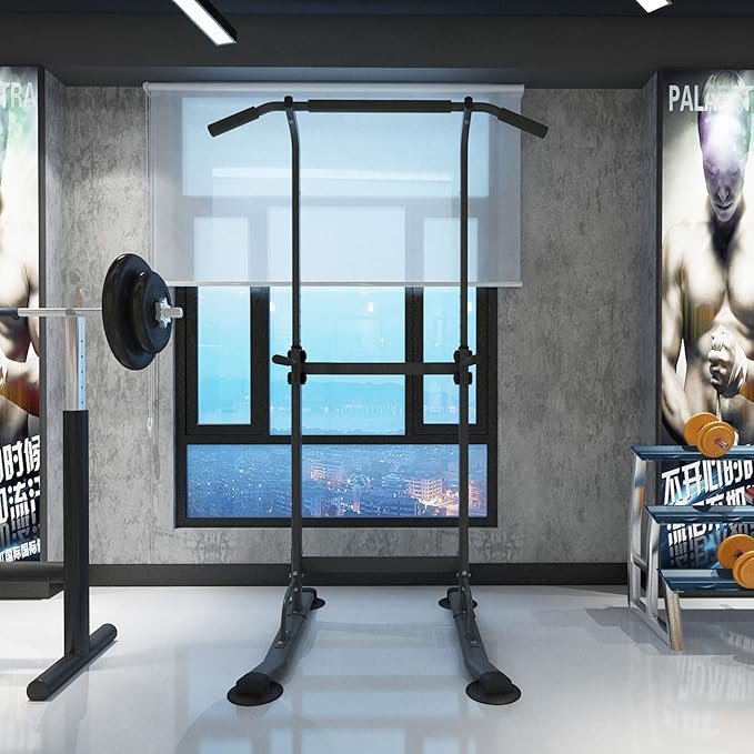 SogesPower Power Tower Dip Station Pull Up Bar