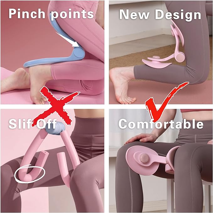 Thigh Master Thigh Exerciser，Thigh Toner，Inner Thigh Exercise Equipment，Kegel 26 Pounds