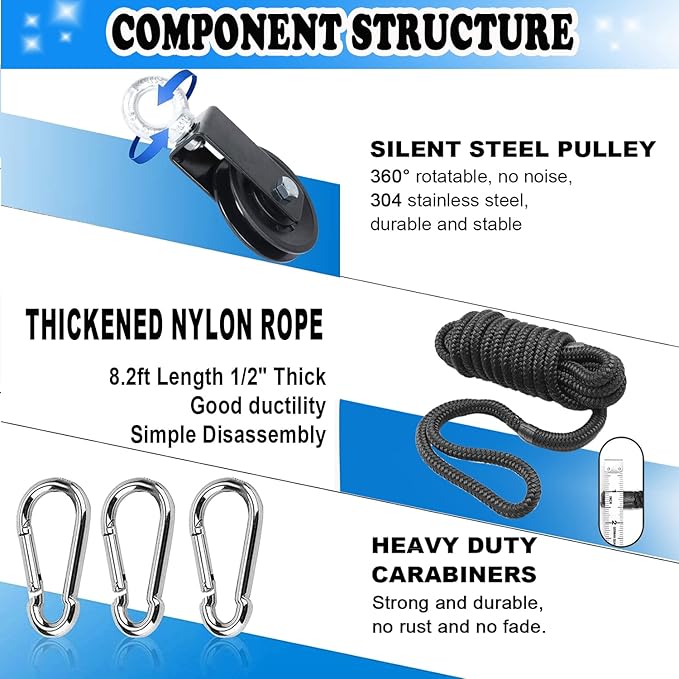 Weight Cable Pulley System Gym Professional Home Gym