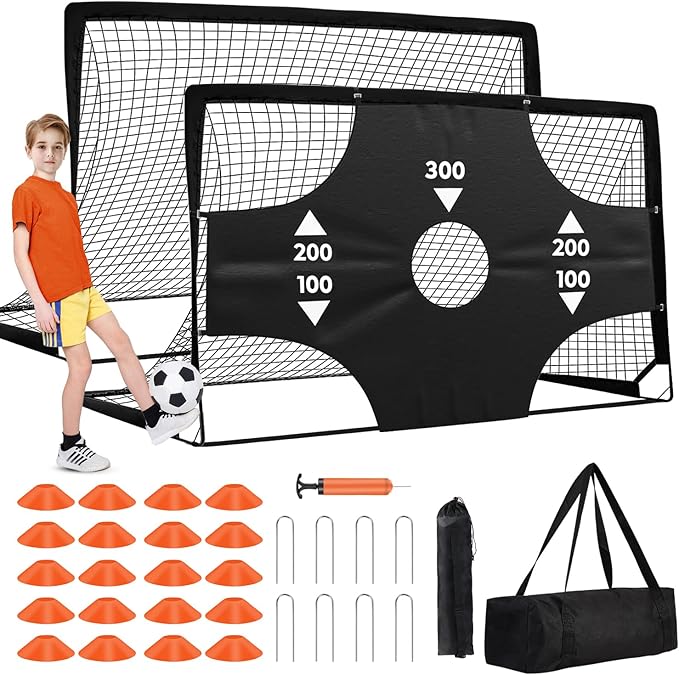 Portable Pop Up Soccer Goal - 6x4ft Backyard