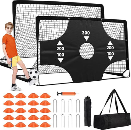 Portable Pop Up Soccer Goal - 6x4ft Backyard