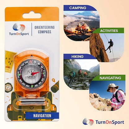 Orienteering Compass - Hiking Backpacking Compass - Advanced