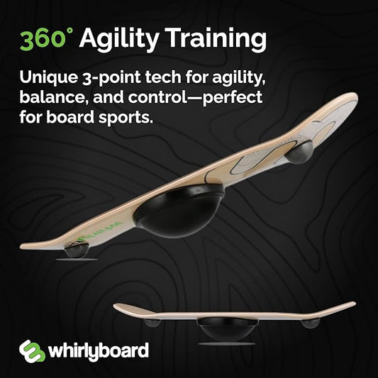 Spinning Wooden Balance Board & Agility Training Equipment