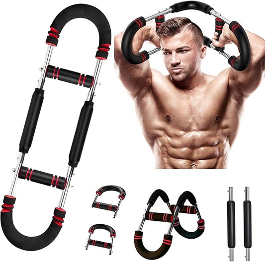 Twister Arm Trainer, Adjustable Chest Workout Equipment, Arm Trainer for Men, Arm Exercise Equipment, Chest Trainer for Men, Shoulders and Forearms Muscle Training Fitness Equipment