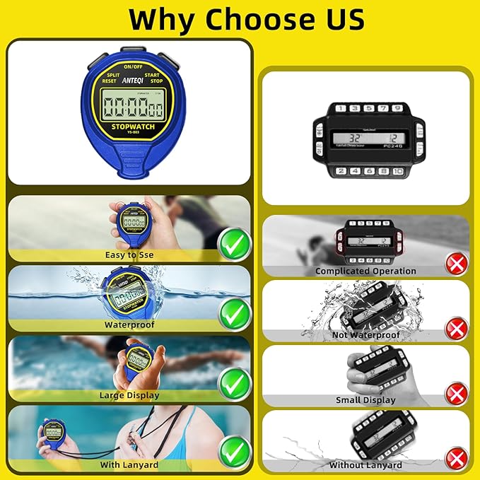Waterproof Stopwatch Timer