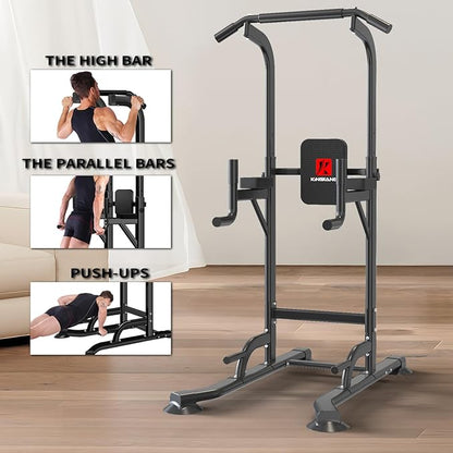 Power Tower Adjustable Height Pull Up & Dip