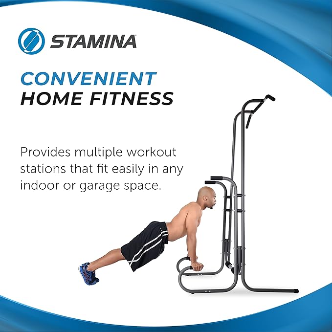 Stamina Power Tower - Dip Bar Pull Up 250 lbs