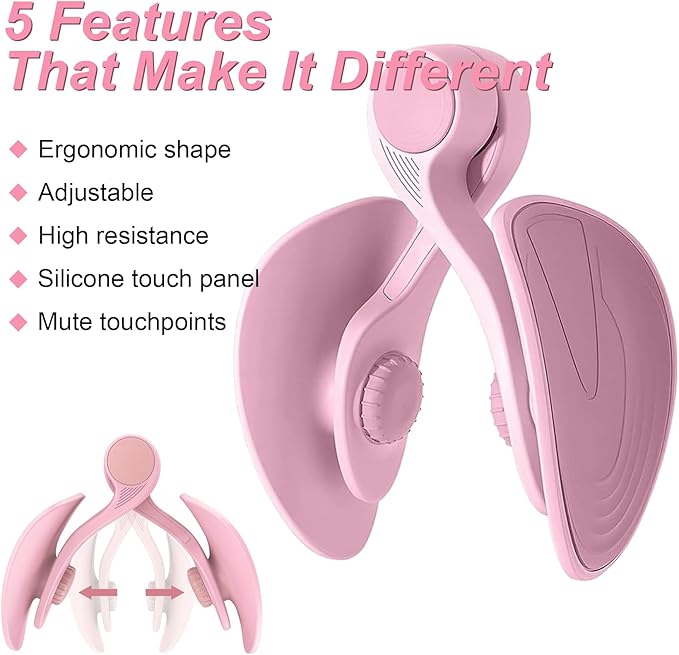 Thigh Master, 26lb Pelvic Floor Muscle Trainer, Kegel 8 Resistance