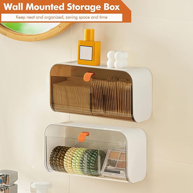 Poeland Wall Mounted Storage Box 2)