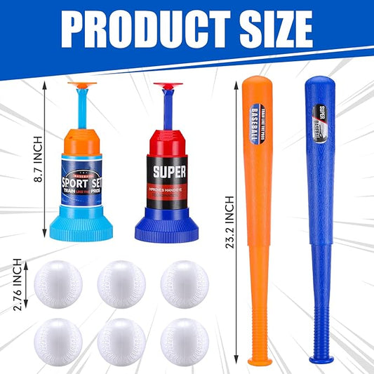 HyDren Baseball Pitching Set Includes Automatic Operation Pitching 6 Balls