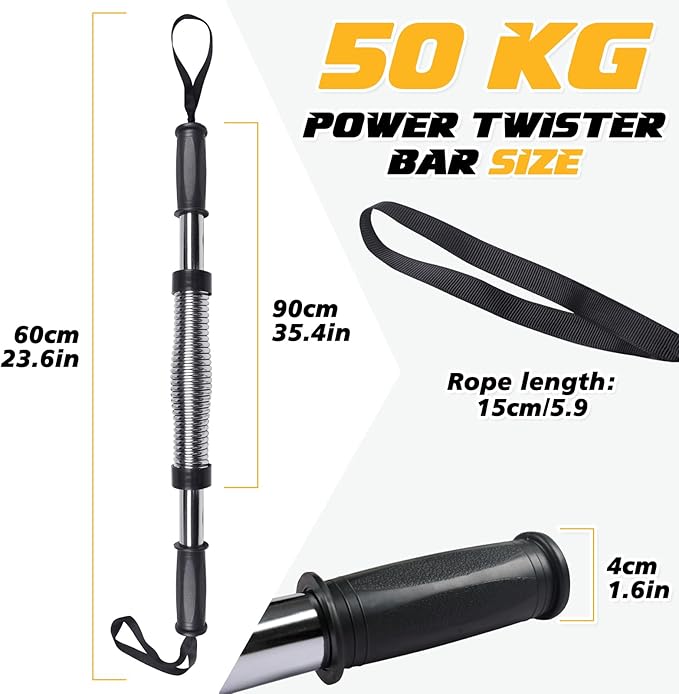 INNOLIFE Power Twister Bar (50, Kilograms)