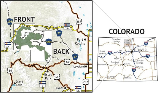 Outdoor Trail Maps LLC Comanche Peak Wilderness - (2018)