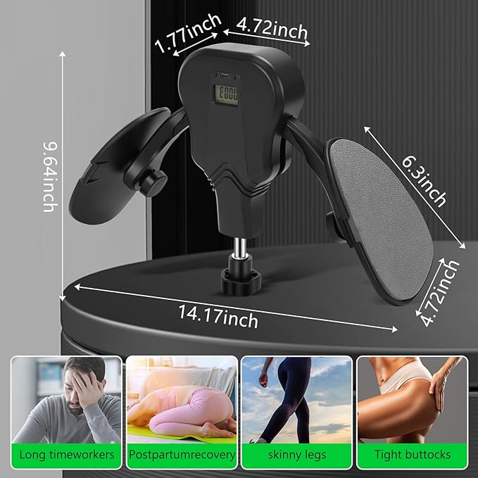 Thigh Master, 0-132 lbs Adjustable Resistance, Thigh Toner