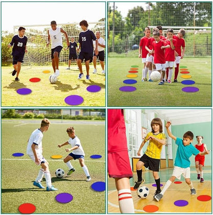 Spot Markers Rubber Floor Dots 9 Inch 10 24Pcs 30Pcs 30Pcs Non