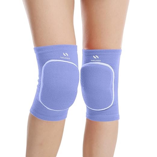 Kids Adults Protective Knee Pads, Anti-Slip Padded Sponge Knee Brace Knee Support for Football Volleyball Dance Skating Basketball Sports