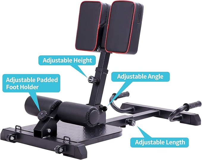 leikefitness Deluxe Multi-Function Deep Sissy Squat Bench Home 8400