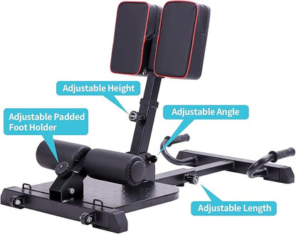 leikefitness Deluxe Multi-Function Deep Sissy Squat Bench Home 8400