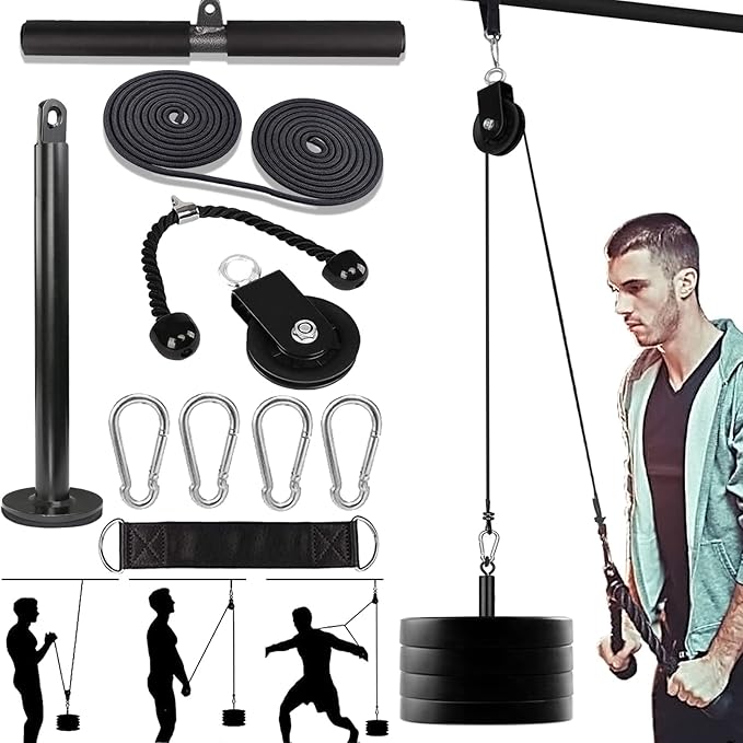 Weight Cable Pulley System Gym Professional Home Gym