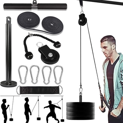 Weight Cable Pulley System Gym Professional Home Gym