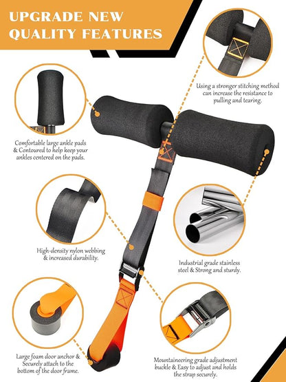 VAIIO Get Stronger Anywhere with Adjustable Nordic Hamstring 5s Setup, 450lb Capacity
