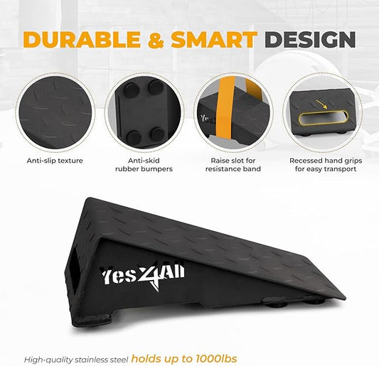 YES4ALL Steel Squat Wedge