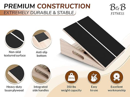 B&B Fitness Calf Stretcher - Improve Flexibility and