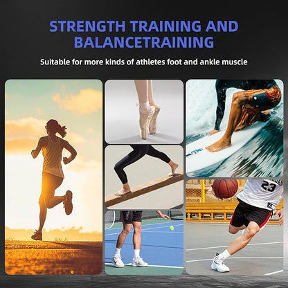 Ankle Foot Strengthener Trainer for Sprained Ankle,Balance Board,Stability Exercises,Physical Therapy,Plantar Fasciitis Relief,Posture Corrector,Balance Training,Anti Slip Wobble Board