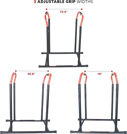 Sunny Health & Fitness Adjustable Multi-Use Dip Station Bar