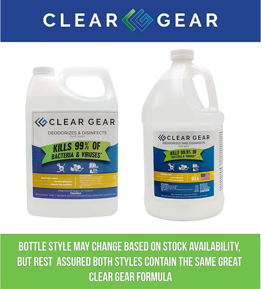 Disinfectant, Cleaner, and Deodorizer for Sports Equipment, Gyms, and Fitness Centers - EPA-Registered, Hospital Grade, Made in USA - 1 Gallon Bottle