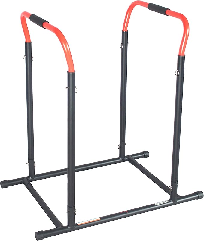 Sunny Health & Fitness Adjustable Multi-Use Dip Station Bar