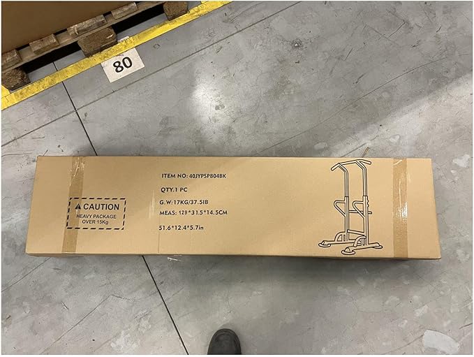 DlandHome Power Tower Dip Station Pull Up Bar
