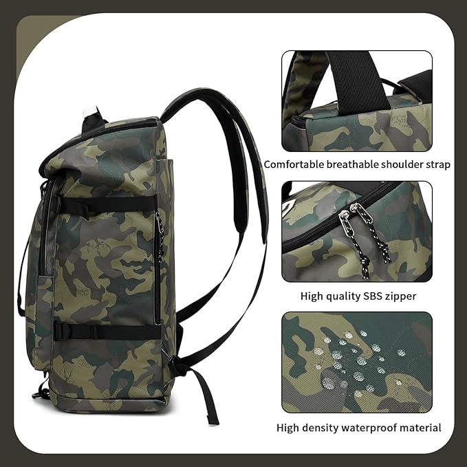 gym duffel bag backpack wrestling bag with shoe compartment 4 kinds of back method waterproof sports walking laptop