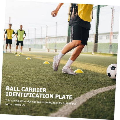 12Pcs Soccer Training Cones Football Marking Discs Flexible