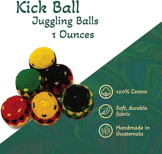 Mia Jewel Shop - Kick Ball Juggling Balls | Assorted Hacky Sacks for Adults | Punching Bag | Juggling Balls for Beginners | Foot Bag Kick Sack | Handmade Gifts