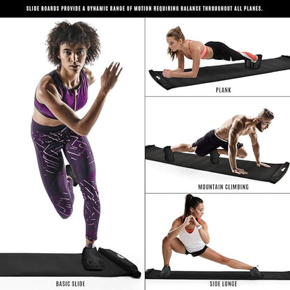Yes4All Slide Board – Workout Board with Carrying