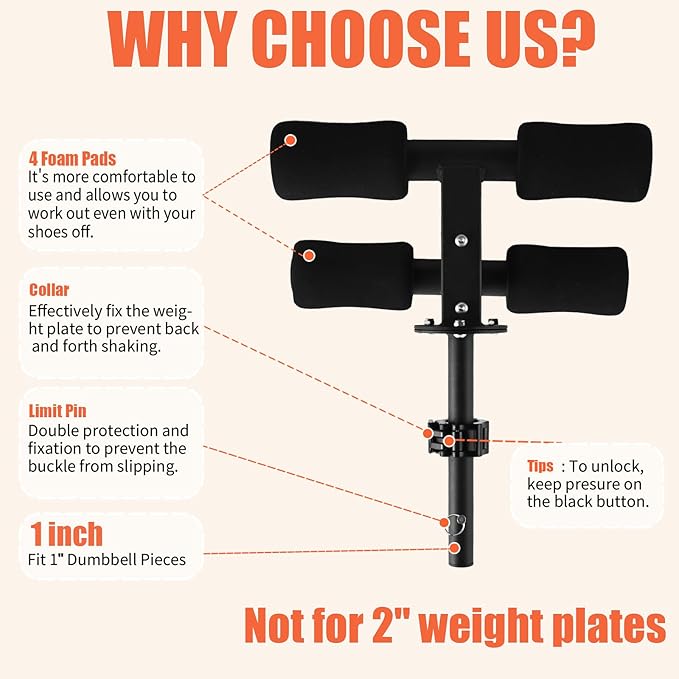 Fitarc Tib Bar 1" or 2" Olympic