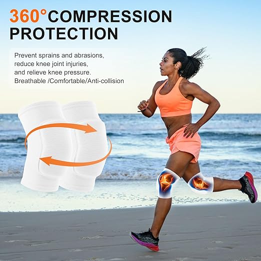 Volleyball Knee Pads for Women, Men, Youth, Girls, Kids, Knee brace for Volleyball Basketball Football Dance Yoga Tennis Running Cycling Workout Climbing Wrestling