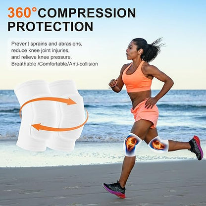 Volleyball Knee Pads for Women, Men, Youth, Girls, Kids, Knee brace for Volleyball Basketball Football Dance Yoga Tennis Running Cycling Workout Climbing Wrestling