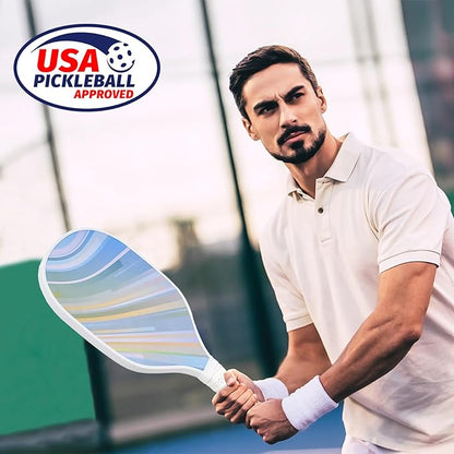 DULCE DOM Pickleball Paddles 2/4 with 4 Pickleball
