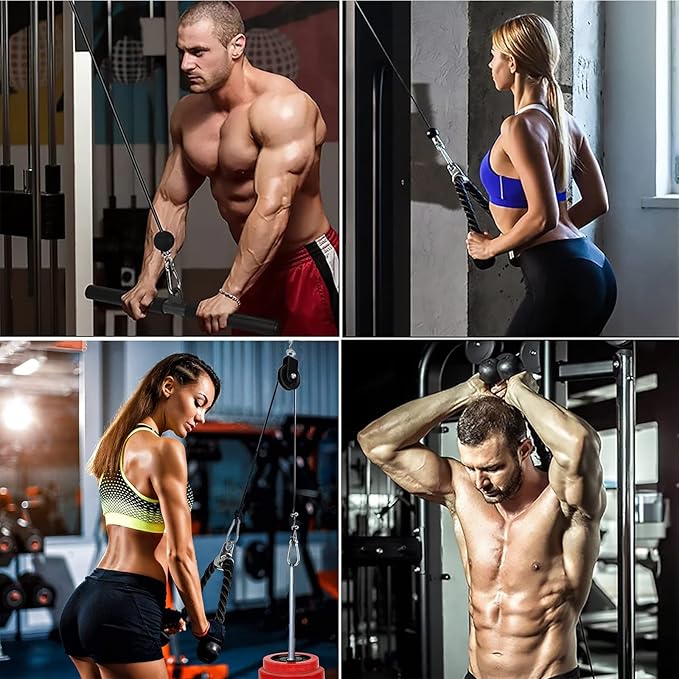 Weight Cable Pulley System Gym Professional Home Gym