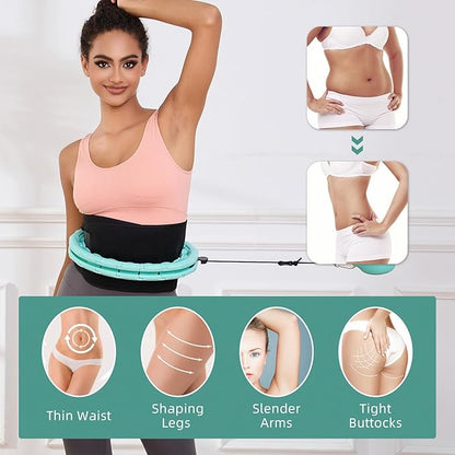 Weighted Fit Hoop Plus Size for Adult Weight Loss 18/32 Detachable 2 in 1, Great