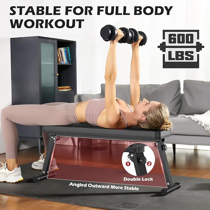 FLYBIRD Flat Bench 600/1000 LBS 2 Versions