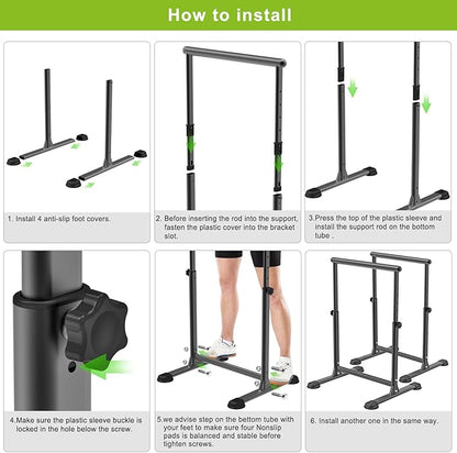 SELEWARE Heavy Duty Dip Bar